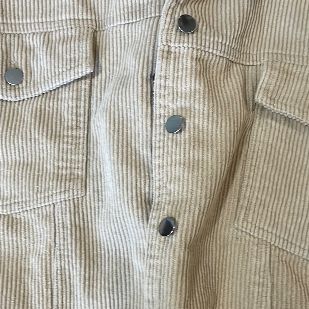 Pink Lily Corduroy Jacket cream women’s size xl - Picture 8 of 10